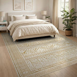 Beige Heritage Tribal Geometric No. 14 Area Rug