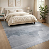 Dreamy Cloud Layers Grey Area Rug