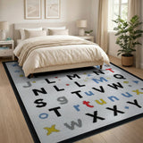 Fun Multi-Color Alphabet Kids Rug