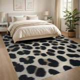 Leopard Print Boho Area Rug