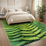 Lush Fern Green Area Rug