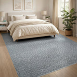 Grey Pebbled Texture Area Rug