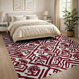 Heritage Tribal Red Heritage Tribal Maze Area Rug