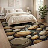 Pebble River Stream Area Rug