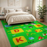 Kids ABC Alphabet Play Rug with Zoo Animals