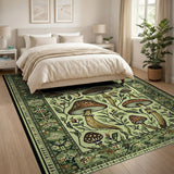 Whimsical Mushroom Forage Persian Rug