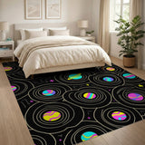 Vibrant Cosmic Planets Area Rug