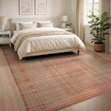 Heritage Tribal Terracotta Geometric Heritage Tribal Rug