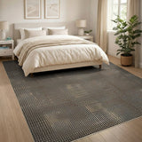 Modern Geometric Dot Beige Area Rug