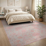Blush Pink Floral Vintage No. 5 Area Rug