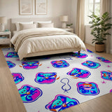 Playful Cartoon Critters Area Rug