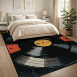 Retro Vinyl Record Area Rug
