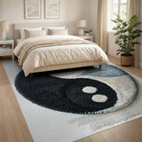 Yin-Yang Harmony Circular Area Rug