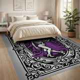 Dancing Skeleton Lovers Purple Rug