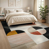 Multi-color and Patterns Multi-Color Geometric Abstract Area Rug