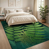 Emerald Fern Lush Green Area Rug