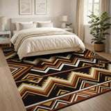 Bold Zigzag Southwestern Area Rug