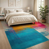 Vibrant Multi-Color Geometric No. 3 Area Rug