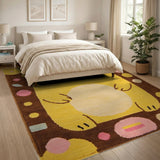 Adorable Yellow Bear Kids Area Rug