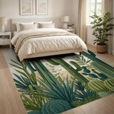 Green Desert Cacti Succulent Area Rug