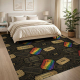 Pride Admission Tickets Area Rug
