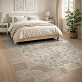 Pink Floral Vintage No. 13 Area Rug