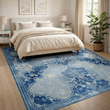 Indigo Blue Persian Area Rug