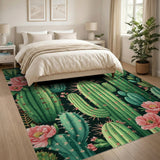 Southwestern Cactus Bloom Area Rug