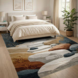 Misty Mountain Stone Path Area Rug