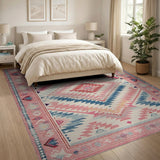 Heritage Tribal Pink Heritage Tribal Area Rug