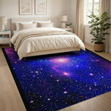 Cosmic Galaxy Nebula Area Rug