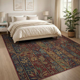 Gothic Floral Arch Vintage Area Rug