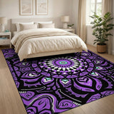 Heritage Tribal Purple Mandala Heritage Tribal Area Rug