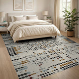 Multi-Color Geometric Dot Pattern Area Rug