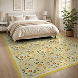Daisy Bee Floral Vintage Area Rug