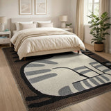 Cute Sleeping Tabby Cat Tufted Rug