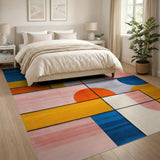 Bold Geometric Multi-Color No. 3 Area Rug