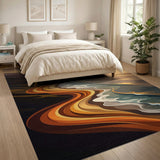 Big Sur Sunset Coastal Road Rug
