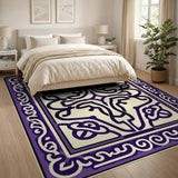 Purple Intricate Knotwork Heritage Rug