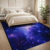Multi-color and Patterns Cosmic Nebula Area Rug