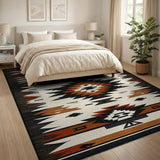 Southwestern Geometric Tribal Southwestern Area Rug