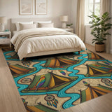 Heritage Tribal Campsite Area Rug