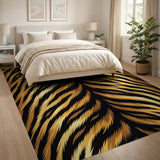 Fierce Tiger Stripe Orange Area Rug