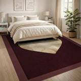 Distressed Vintage Heart Area Rug