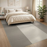Beige Neutral Abstract Geometric Area Rug