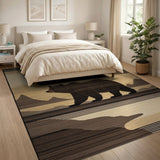 Standing Bear Mountain Landscape Area Rug