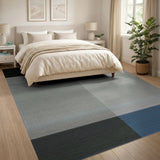 Bold Multi-Color Geometric Stripe Area Rug