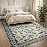 Scattered Fish Coastal Area Rug