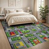 Vibrant City Street Play Rug
