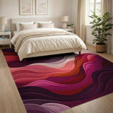 Purple Wave Purple Wave Abstract Area Rug